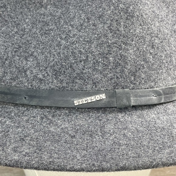 Stetson Mello Felt Crushable Water Repellent Hat 100% Wool Size XL Gray  USA - Picture 3 of 10